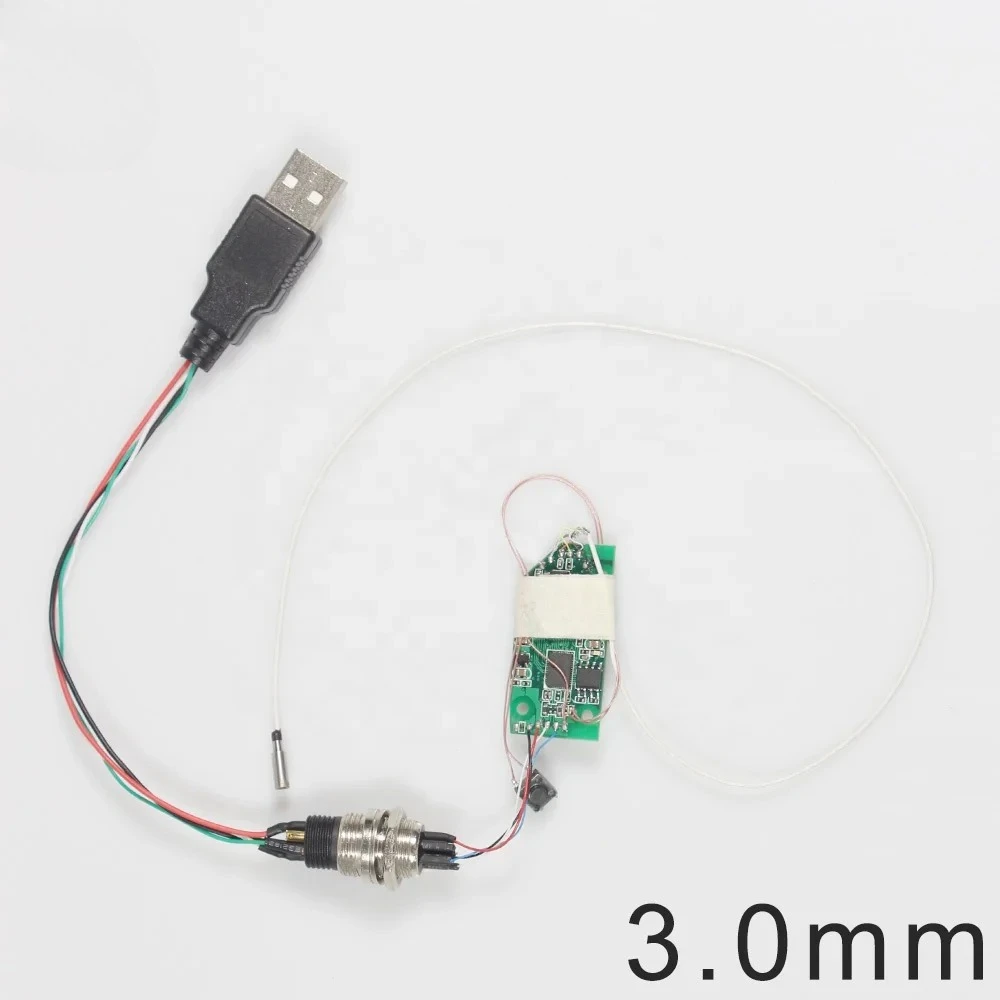

manufacturer 3.0mm Endoscope Camera Module for Medical with 2pc LED Light Adjustable Brightness endoscope camera module