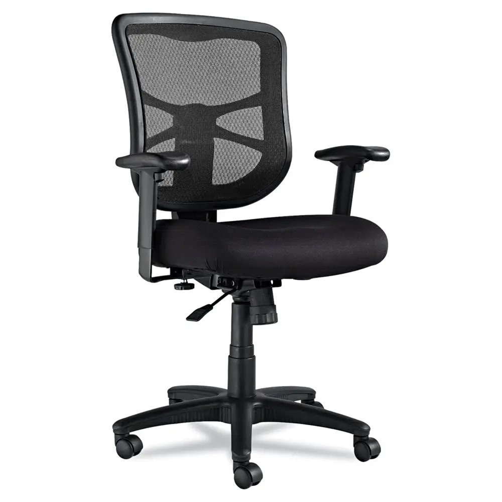 Mesh Mid-Back Swivel Office Chair Ergonomic Tilt 275lb Capacity 17.9