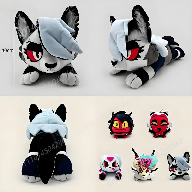 

Мягкая игрушка-плюшевая кукла из аниме «Hazbin Hotel», 40 см, новая, мультяшная, коллекционная, для декора комнаты, подарок для фанатов и детей