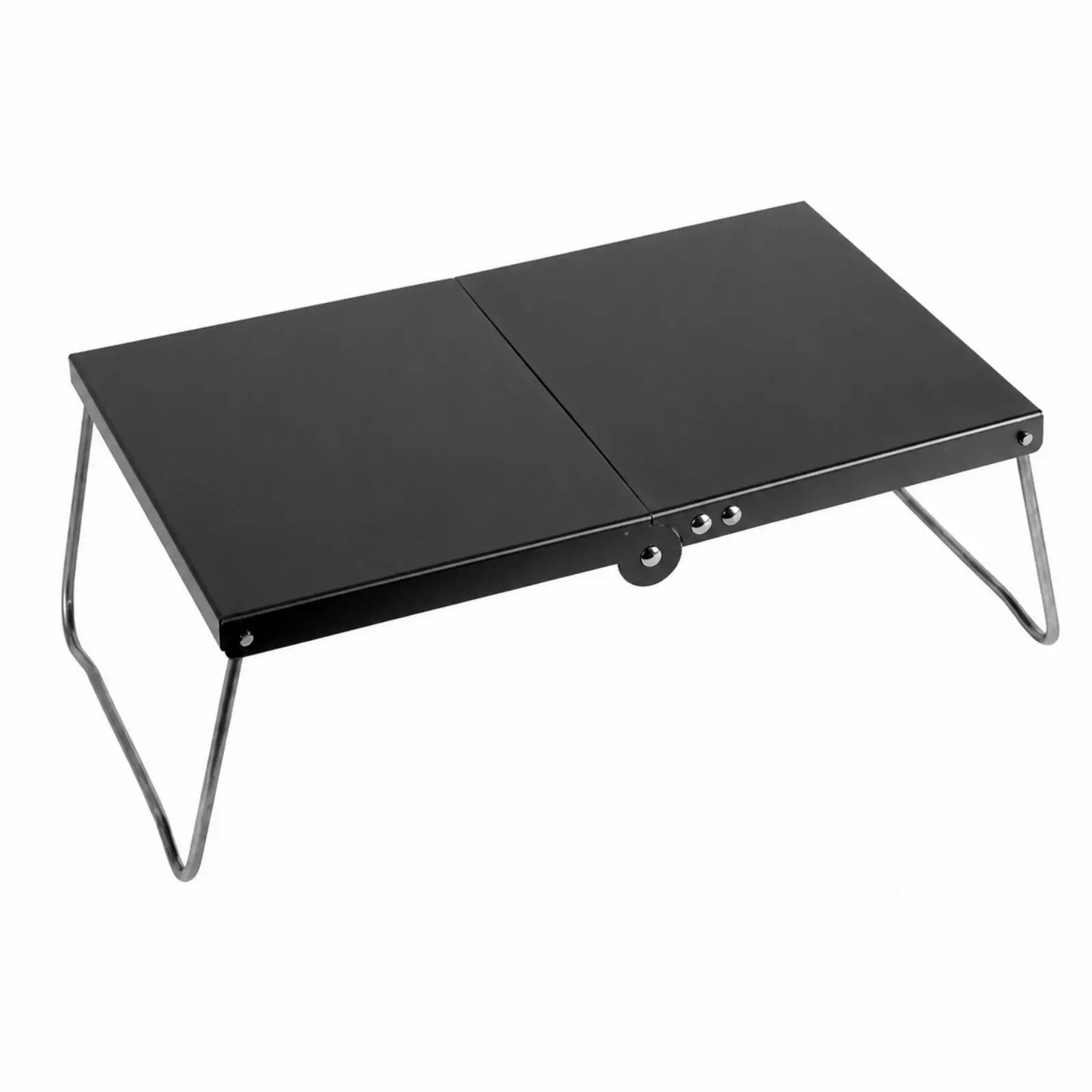 Foldable Aluminum Camp Table for Picnic and Tailgate with Compact Size and Sturdy Stainless Steel Support Frame