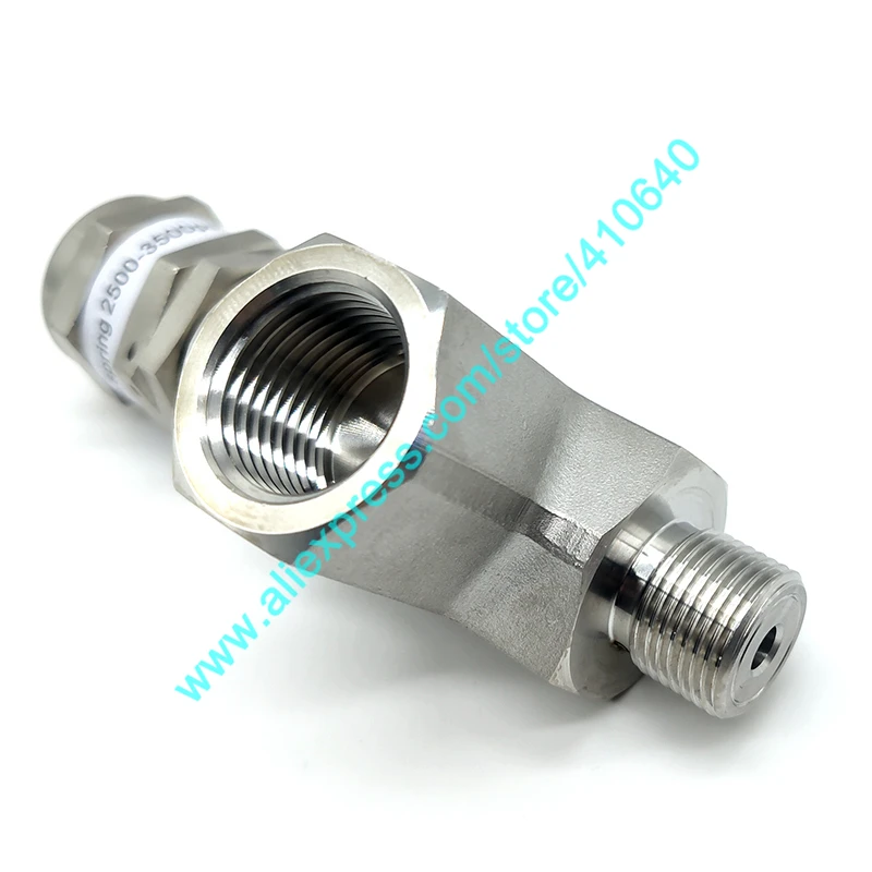 SS316L 2500 Đến 3500 Psi Inox Cao Cấp Van An Toàn Tỷ Lệ Thuận Với Chất Dỡ Van Áp Suất An Toàn Van Xả