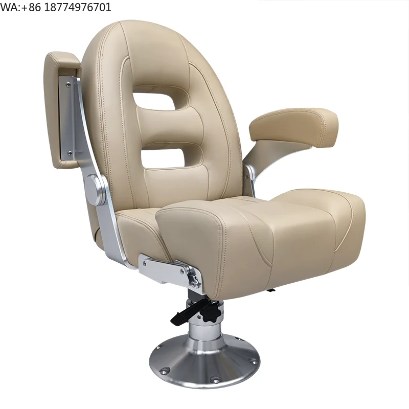 

Настоящее морское капитанское кресло класса люкс для понтонных лодок, поворотное, складное, комфортное