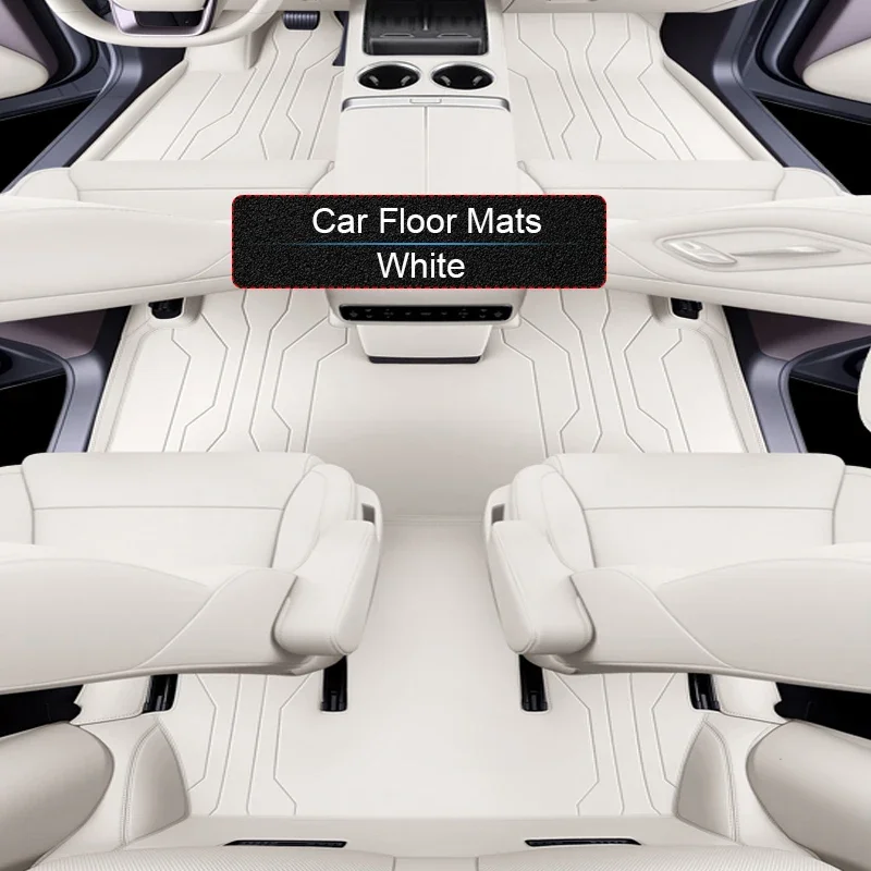 

For LI AUTO L8 2024-Present Custom Nappa Leather Anti-Slip Car Foot Protect Mat Luxury Waterproof Floor Pad Interior Accessory