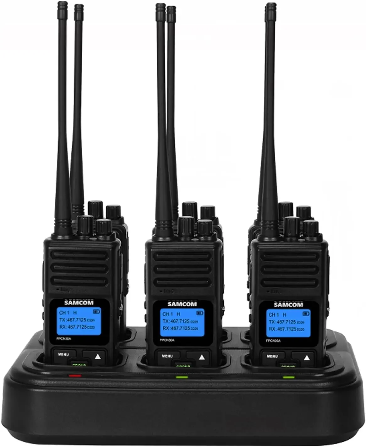 5wTwo Way Radio Rechargeable Long Range 2 Way Radio 1500mAh Programmable Walkie Talkie for Adults Heavy D uty