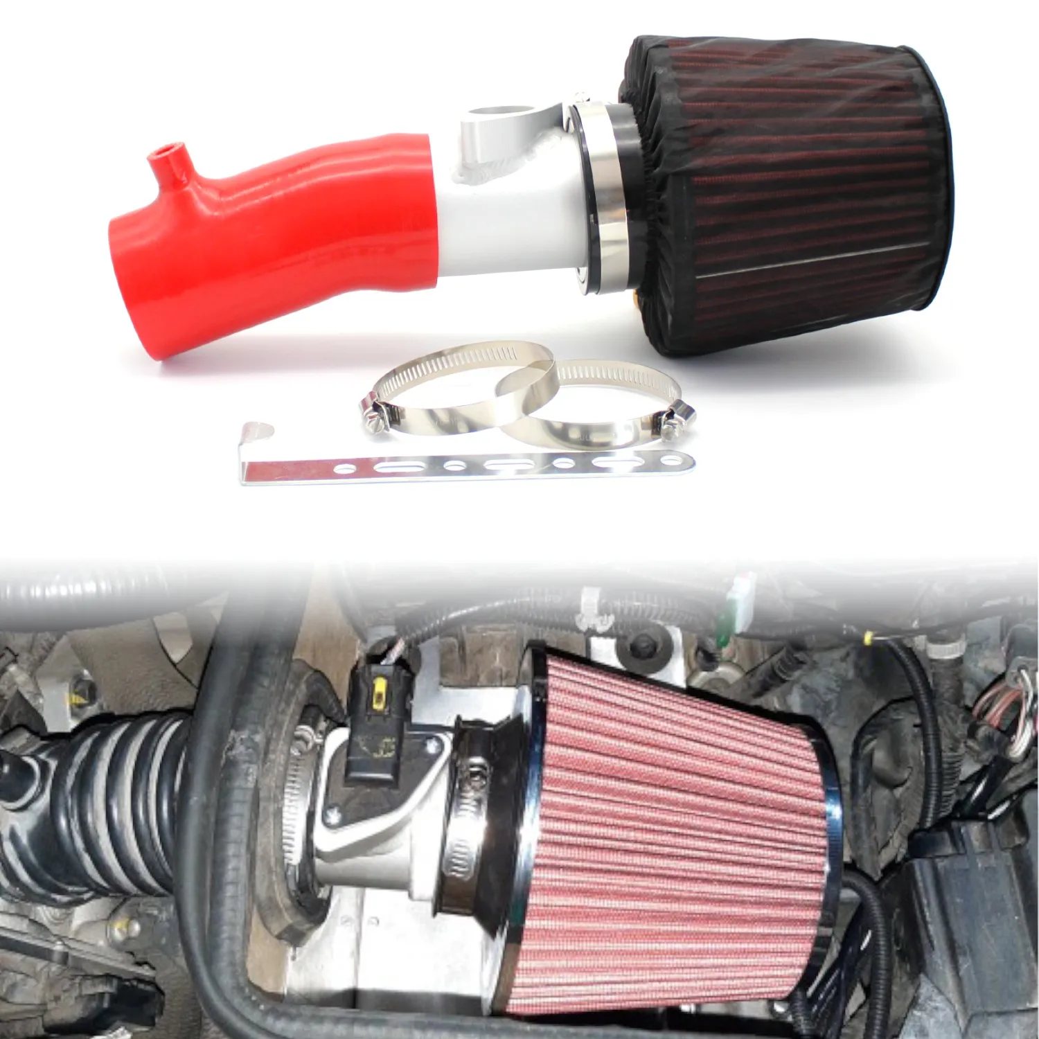 Air Filter Replacement High Flow Cold Air Intake Pipe for Mazda 3 6 CX-4 Axela 1.5L Atenza 2.0L 2.5L High Power