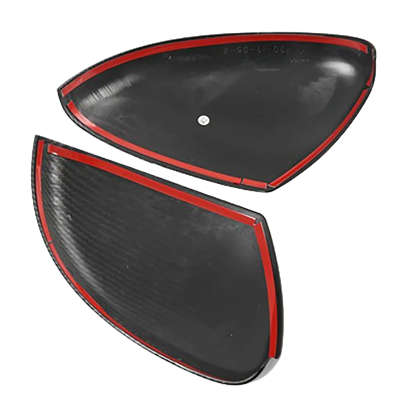 

For Honda Fit Jazz 2020 2021 ABS Carbon Fiber Rearview Side Door Mirror Cover Car Exterior Accessories
