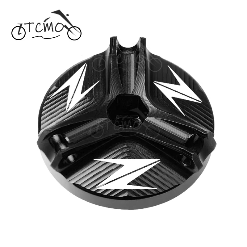Motorcycle Fashion CNC Engine Oil Filler Cap Oil Plug Cover For KAWASAKI New Z400 2019 Z900 Z1000 Z800 Z750 Z300 Z650