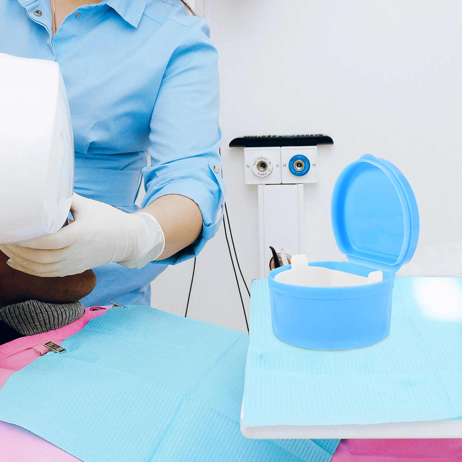 

Ящик для хранения зубных протезов, ящик для хранения вставных зубов, пластиковый ящик для хранения зубов