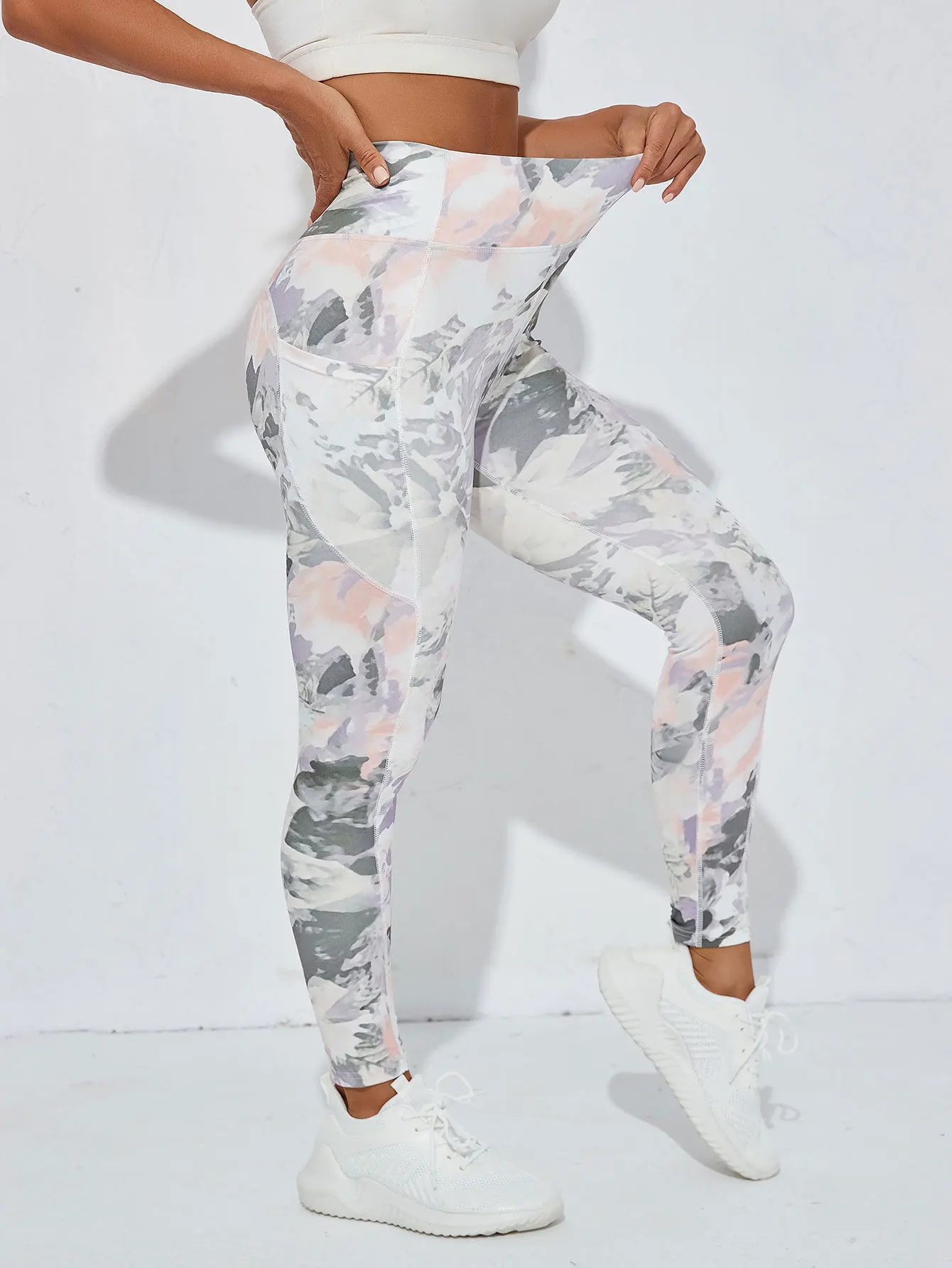 Casual Straight Leg Trousers Full Length Mid Waist Women's Bottoms Fashion Leggings Pants Style No Decoration