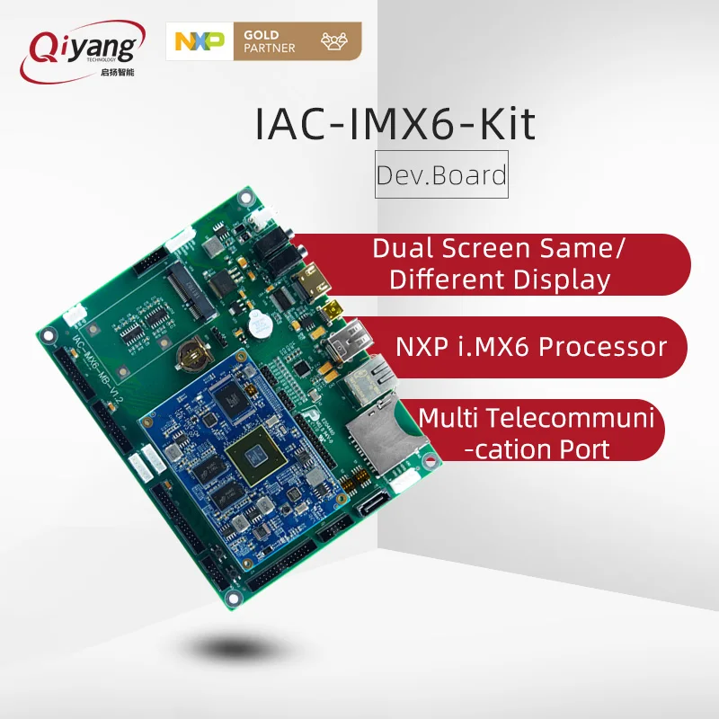 

IMX6 Cortex-A9 Development Board Open Source for IoT Gateway And Electron Rearview Mirror Device Use