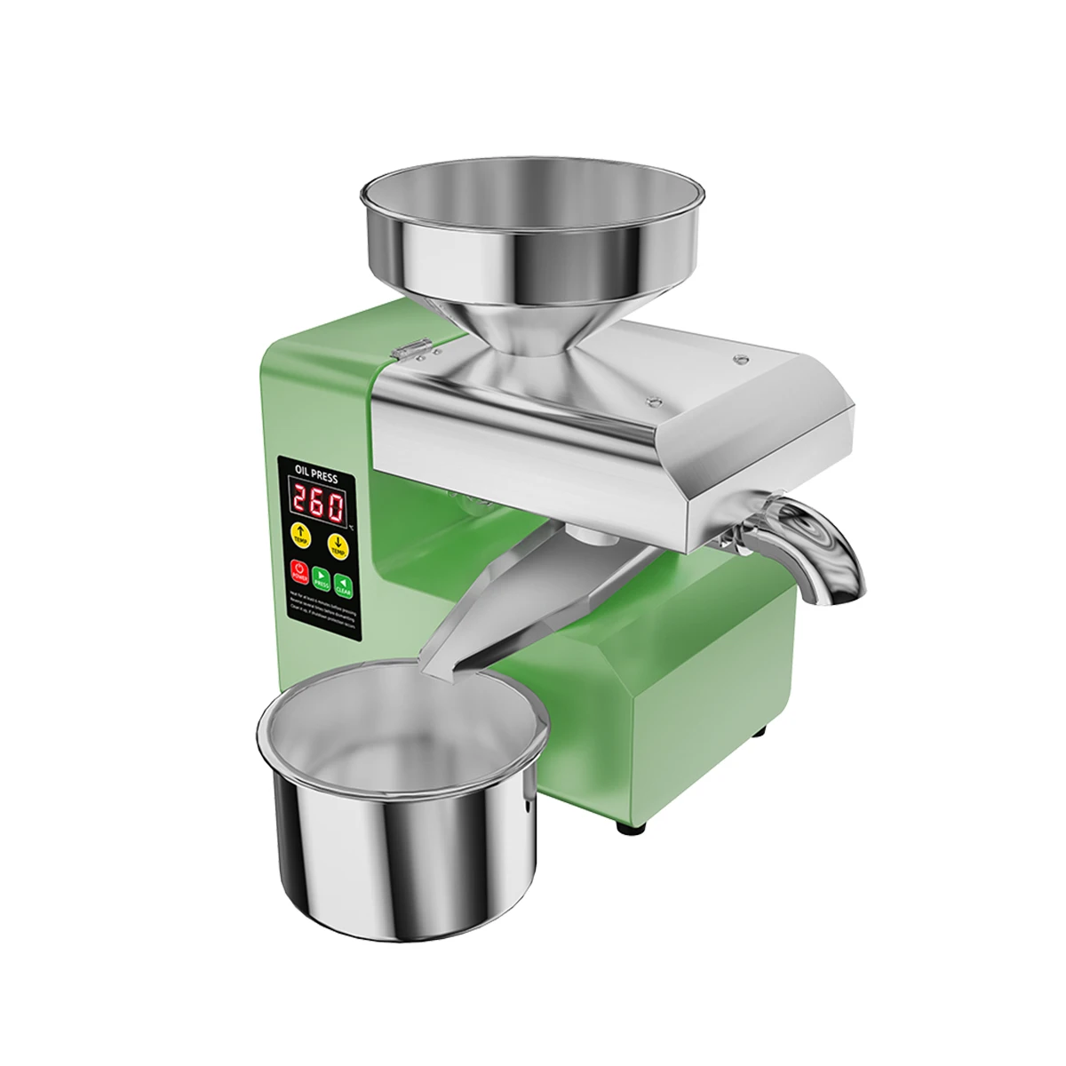 Professional Cold/Hot Oil Press Machine for Home/Commercial Use, Multi-Function, High Efficiency, CE , Fast Delivery