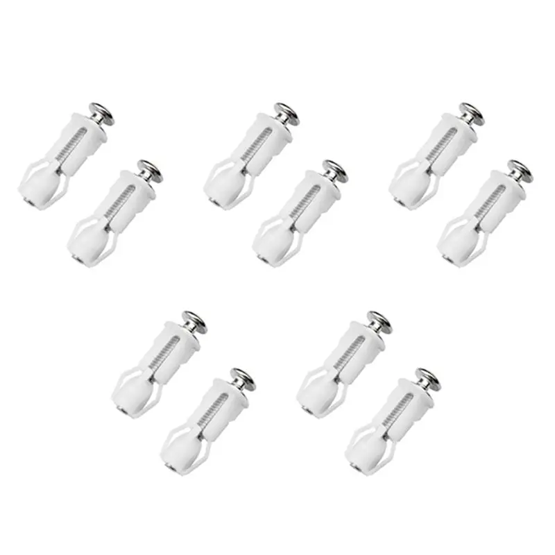 A74E-5X Toilet Seat Screws And Toilet Lid Screws Stainless Steel Top Fixing Hinges Screws, For Toilet Seat Replacement Parts
