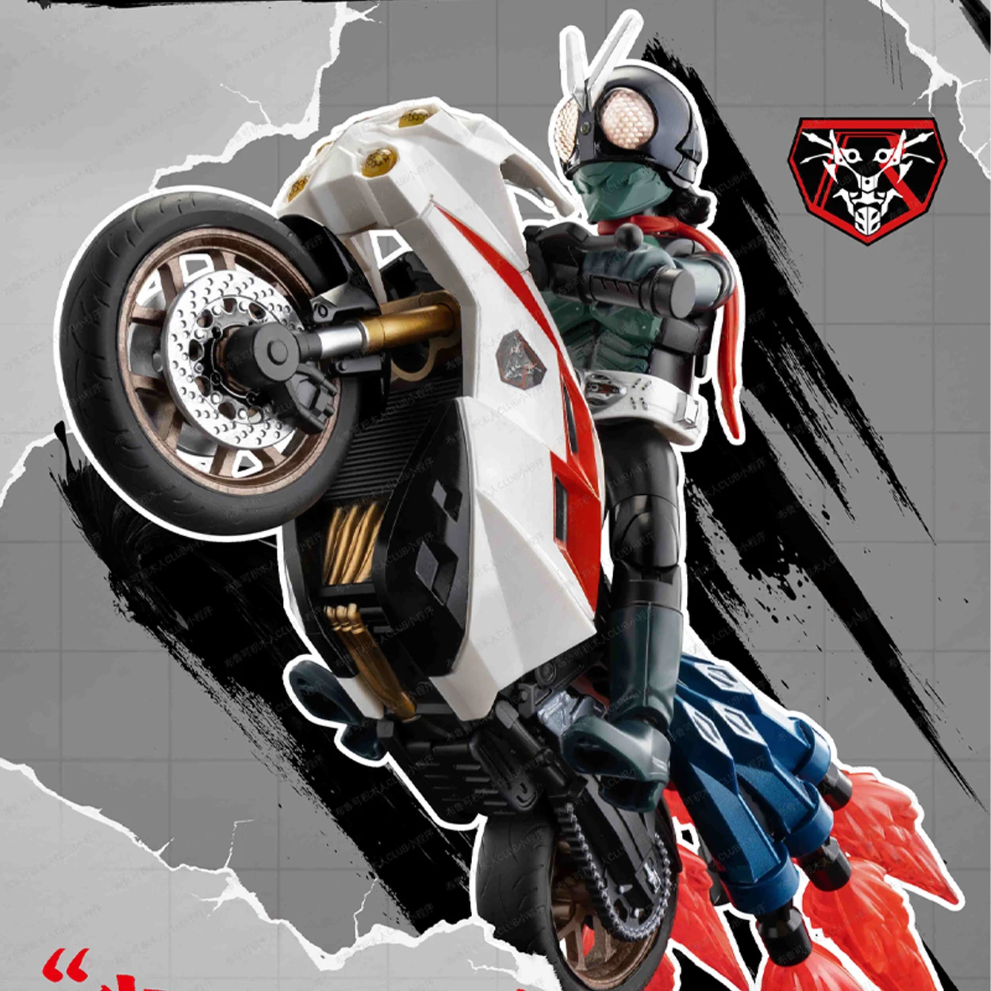 وحدة BOKEES KLAMEN RIDER الأصلية لشخصية الحركة CycloneS Kamen Rider Unit 1 KLAMEN RIDER Cyclone Beyond نسخة ألعاب التنقل المشتركة