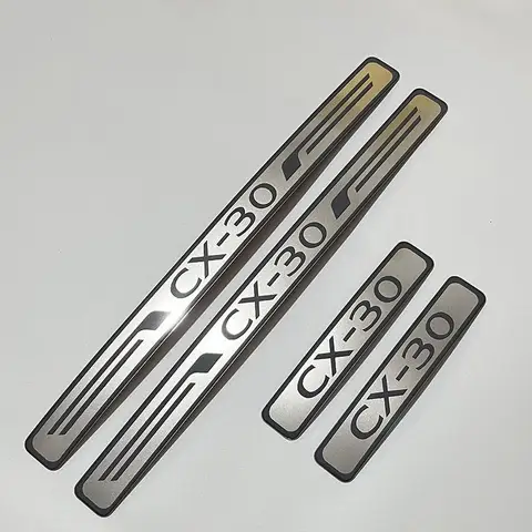 För Mazda CX-30 2022 2023 2024 Tröskelskydd Tröskelpedal Skyddar Biltillbehör 10 best sales Mazda CX30 karosserisats - №5