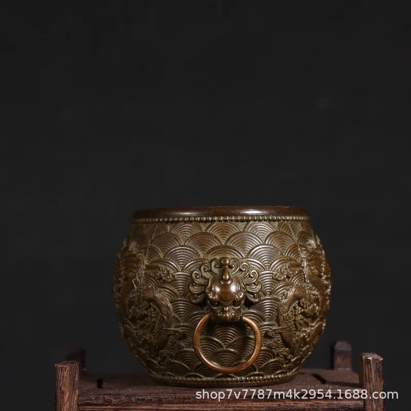 Purple copper craft piece 