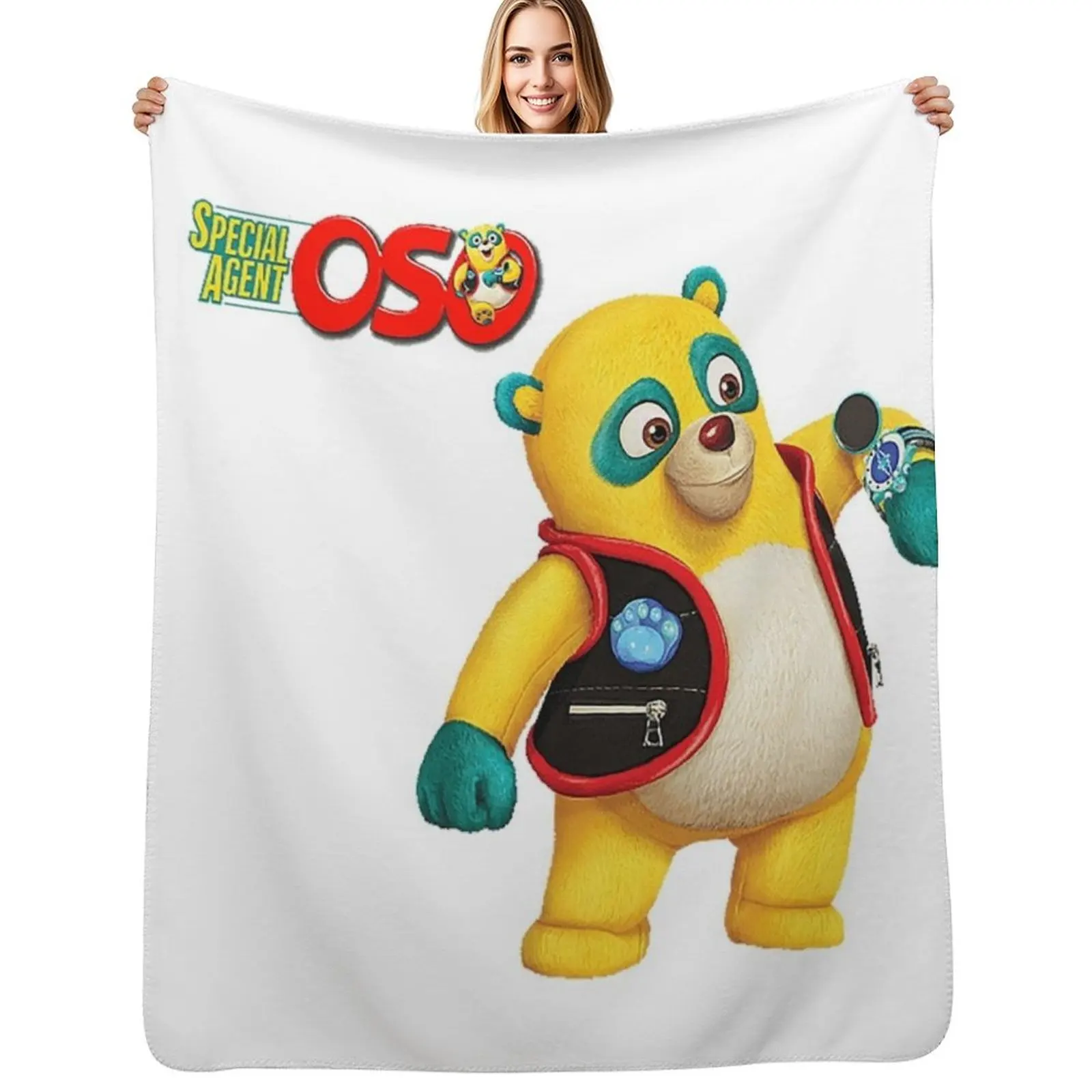 

Special Agent Oso Throw Blanket For Sofa Thin Blankets For Bed Heavy Nap Blankets