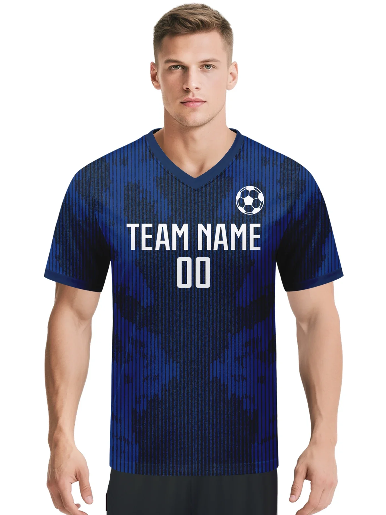 Men's Custom Soccer Jersey Personalized Logo Name & Number, Team Sportswear Football Shirt for Women Kids