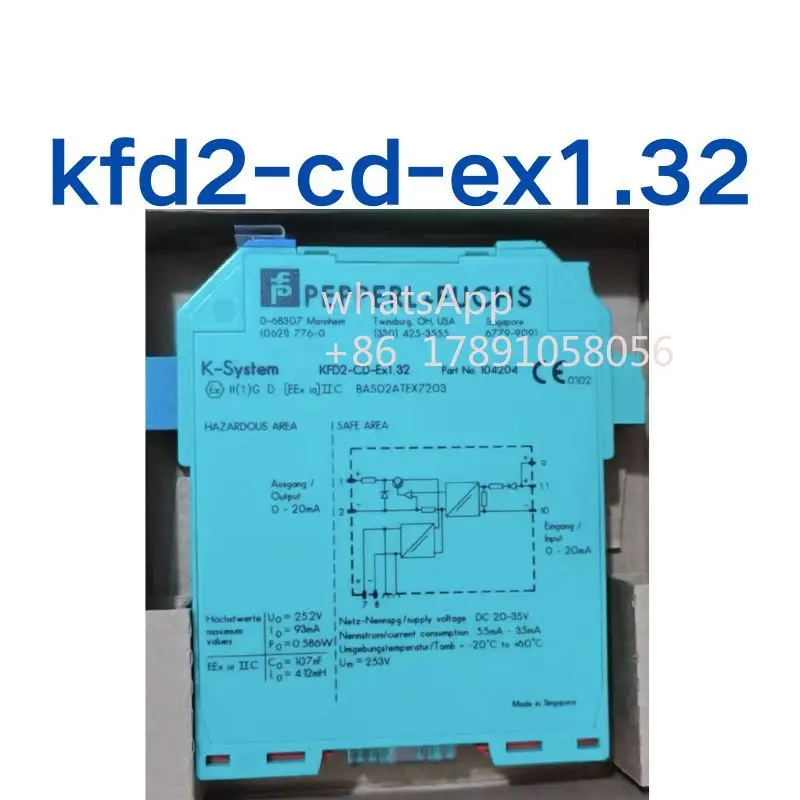

New safety barrier kfd2-cd-ex1.32 104204, fast shipping