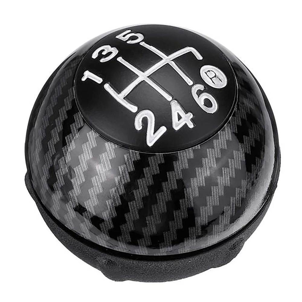 

6 Speed Carbon Handle Gear Shift Knob Stick for Fiat 500 2012-2018 Manual Transmission Lever Handle Gear Shift