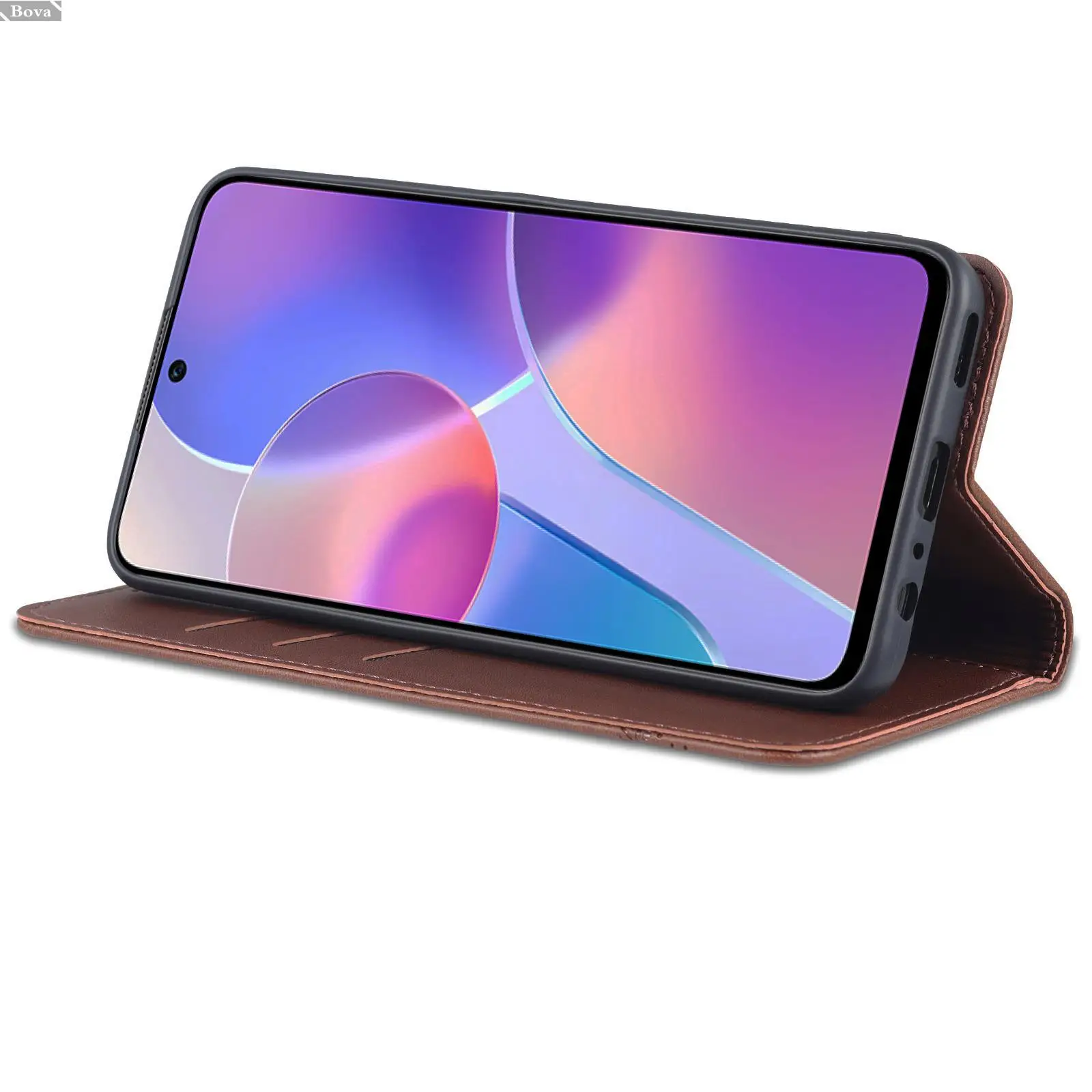 Deluxe Magnetic Adsorption Pu Leather Fitted Case for Huawei Honor X8 (4G 6.7\