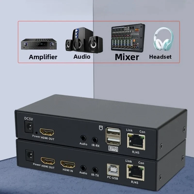 4k-hdtv-kvm-extender-rj45-extender-over-cat5e-6-cable-120m-hd-kvm-usb-ethernet-extender-support-usb-keyboard-mouse-for-pc-nvr