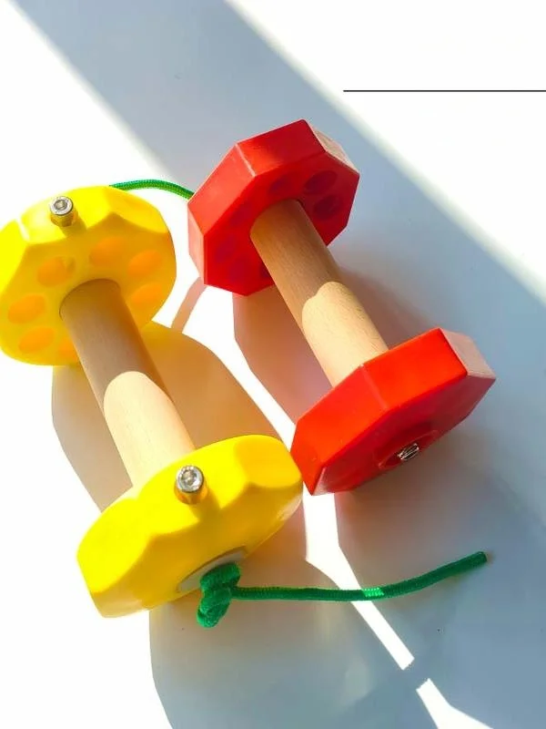 Equipo de entrenamiento para perros: Mancuernas de madera para lanzar y recuperar, suministros para perros de trabajo, equipo...