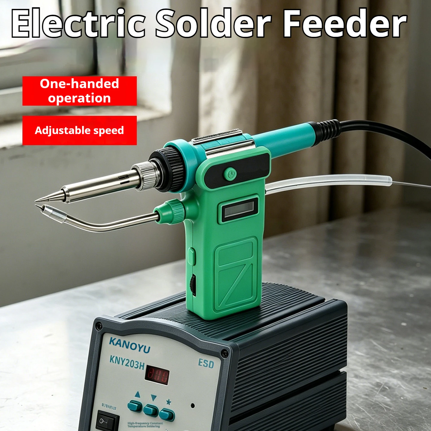 

Automatic Soldering Machine for Electronic Welding with Integrated Electric Tin Dispenser - Automatic Tin Dispensing System