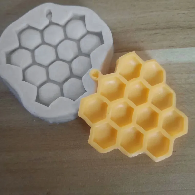 Honeycomb Bee Silicone Mould Mold Sugar Craft Icing Fondant Cake Decorating Tool for Kitchen Baking Accessories