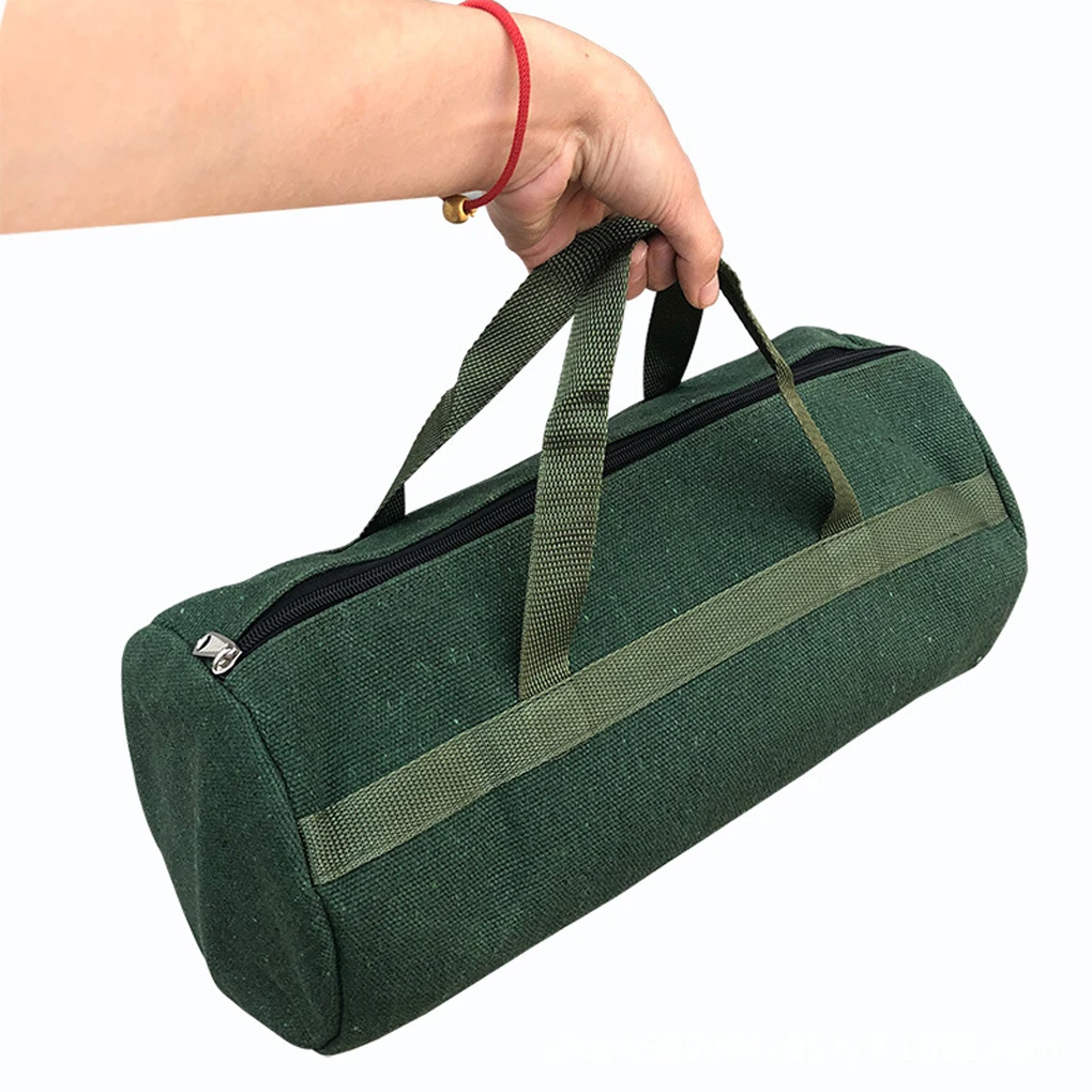 Electrician Carpenter Tool Carrying Bag Traveling Portable Storage Tote Bags Zipper Pouch Outdoor Equipment 35x15cm