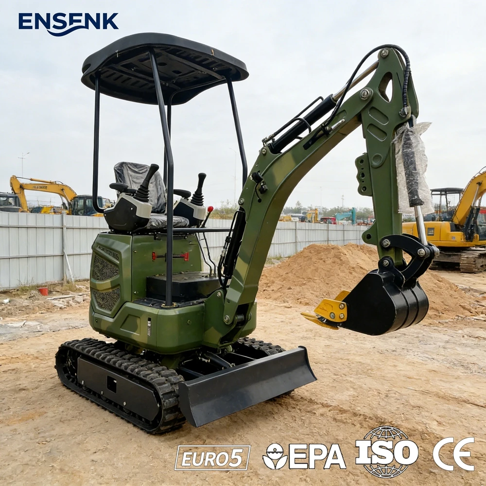 

Mini Excavator 0.8Ton 1.7Ton 3.0Ton Construction 1.2Ton Diesel Engine Kubota CE Europe Tools Diggers