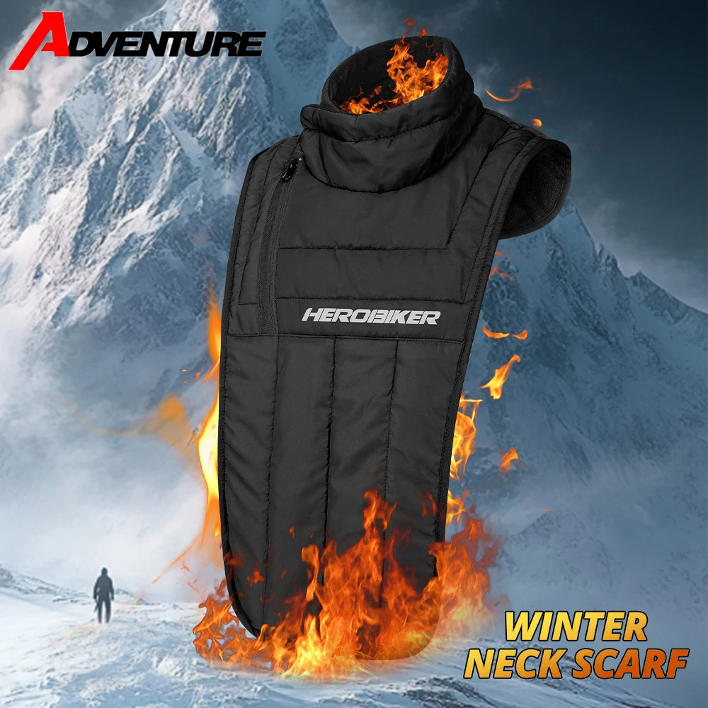 Moto chaud cou nouveau coupe-vent chaud et résistant au froid hiver équitation protection cou ski en plein air chaud cou couverture