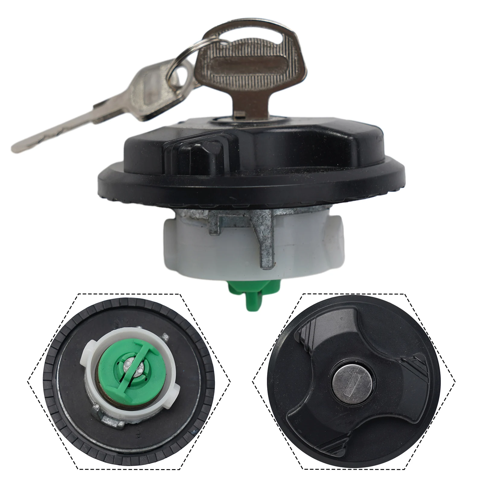 High Precision High Quality Useful Good Effect Cap Lock Fuel Petrol Green 2993927 Black Dustproof Waterproof 1pc