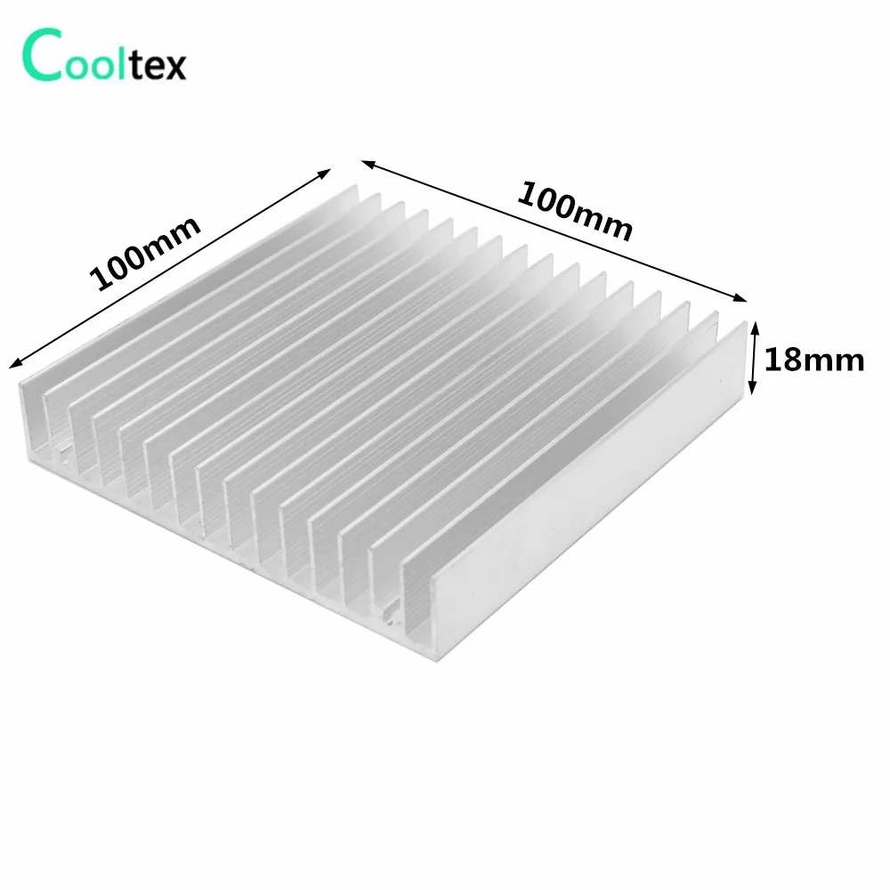 Aluminium-Kühlkörper, Heizkörper, Kühlkörper für LED-Elektronik-Chip-Kühlung und Wärmeableitung – Detail 4