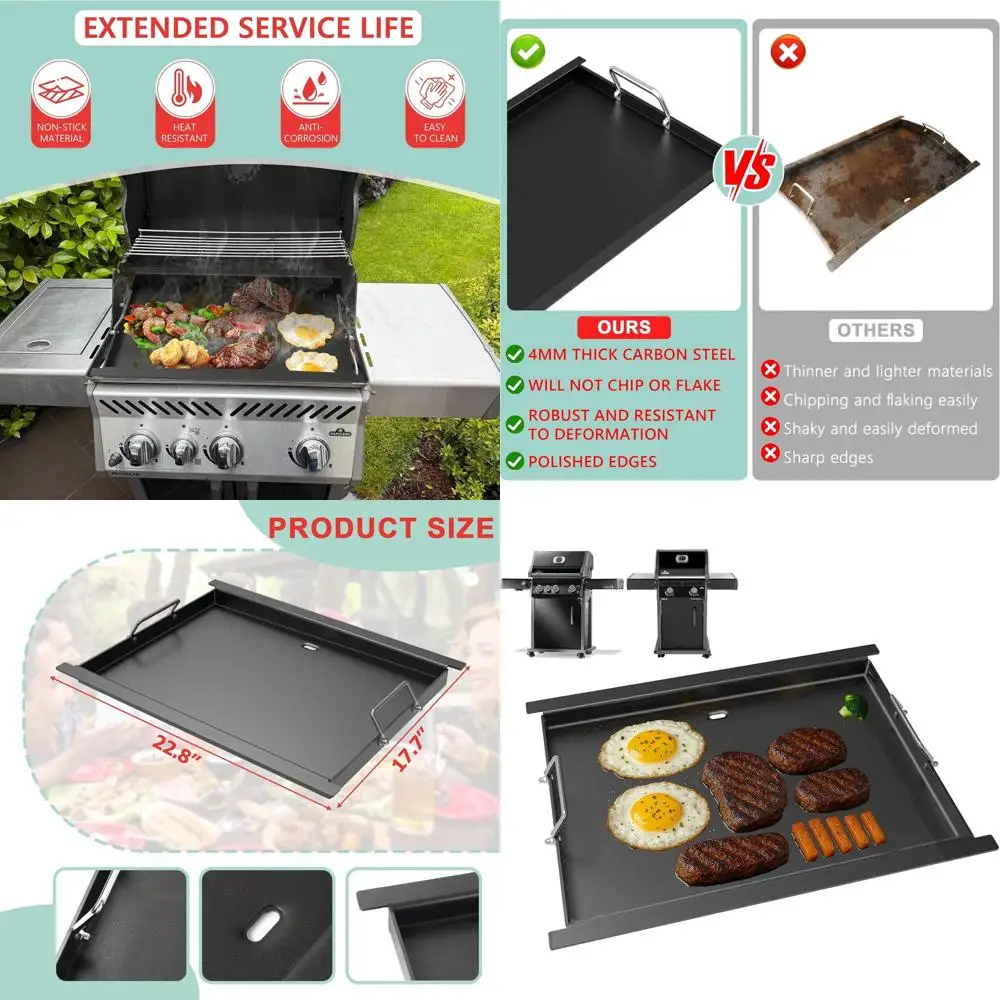 

Гриль из углеродистой стали для грилей серии 425, 22,8 x 17,7, запасная часть для большой гриля для барбекю