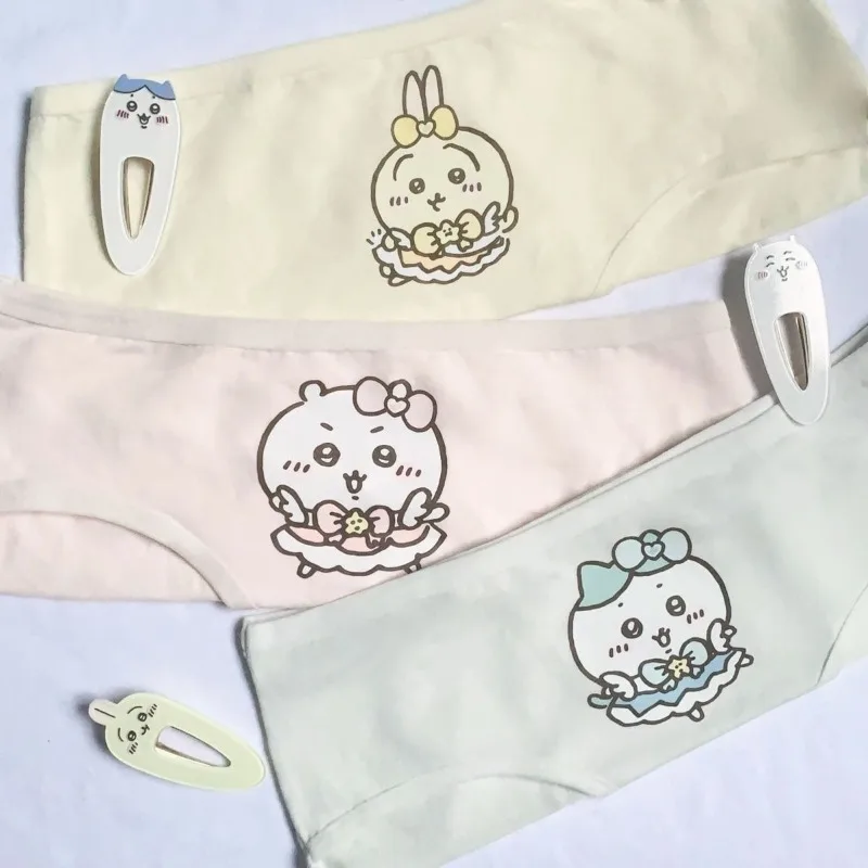 New Chikawa anime cartoon innovative pure cotton kawaii boys and girls underwear cotton boxer shorts women's underwear gift