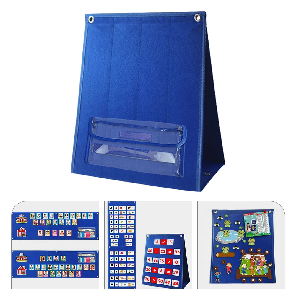 

Felt Board Kids Schedule for Home Toddler Visual Calendar 2 in 1 Routine Boards Flannel Preschool Daily Chart Classroom