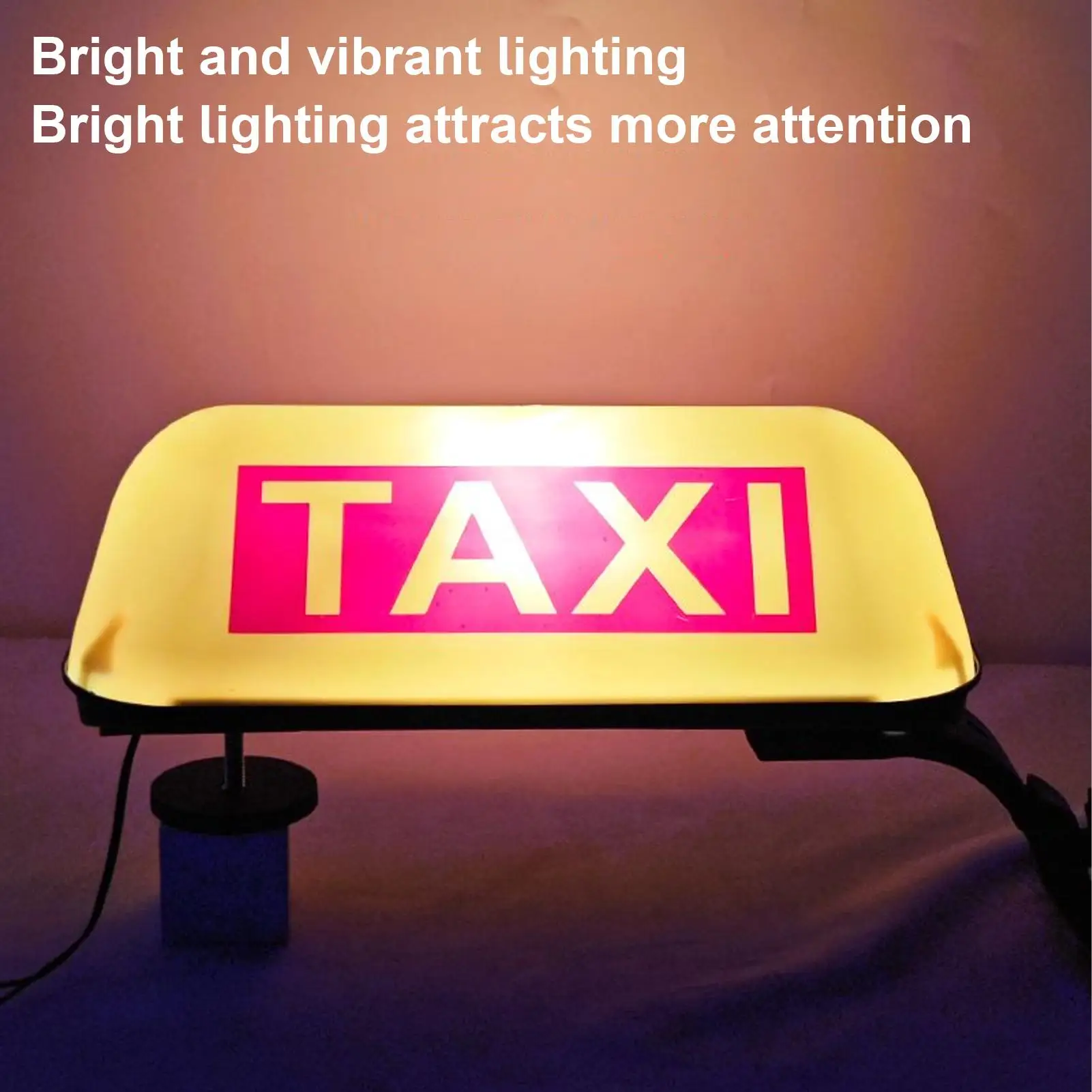 

DC 12V TAXI Roof Top Sign Magnetic Meter Cab Lamp Light Suction Magnet Signal Lamps Roofs Top Waterproof Signs Lights