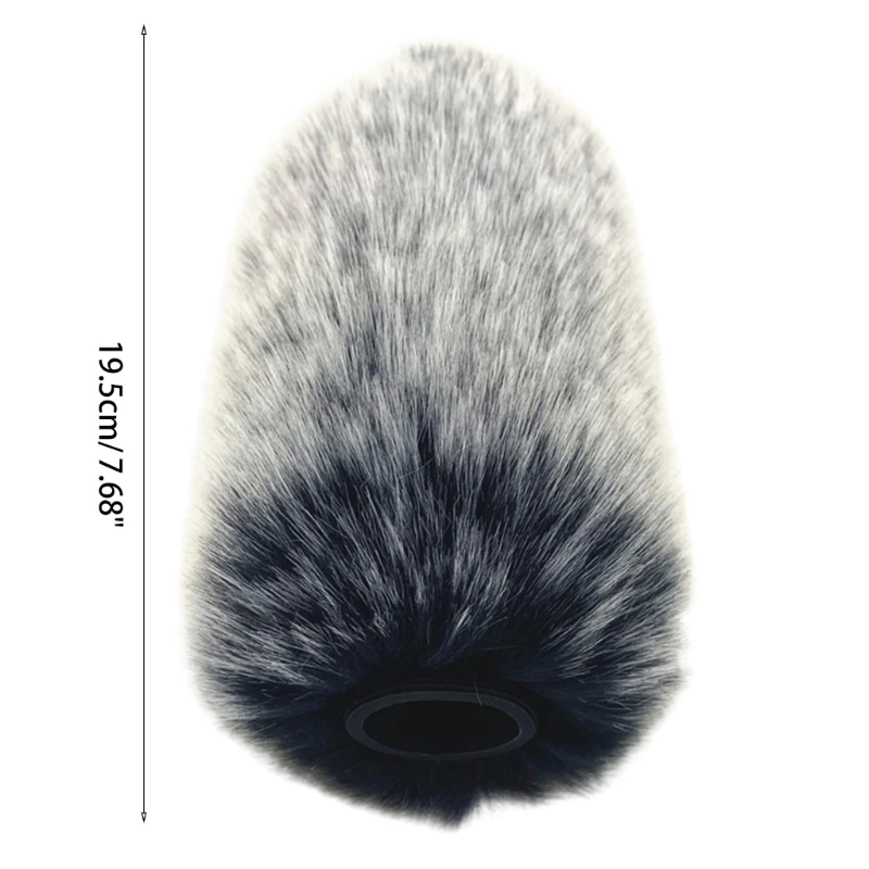 Dead for CAT-Parabrisas piel peluda con micrófono, cubierta parabrisas prueba viento para RODE Go