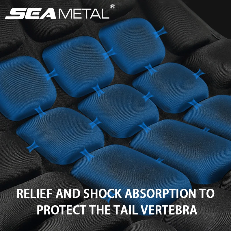 SEAMETAL Motorcycles Seat Cover Cushion Black EVA Foam Soft Comfortable Seat Cushion Universal for Motorbike Electric Bike
