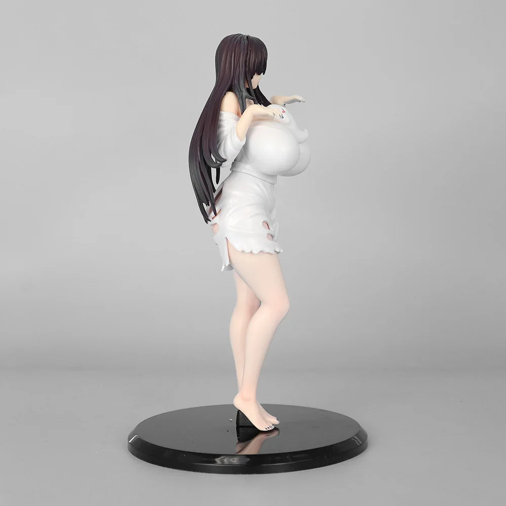 19.5cm Ghost Bride Standing Position Cartoon Girl Figure Model Statue Collection Desktop Decoration Ornament Toys Gifts view 2