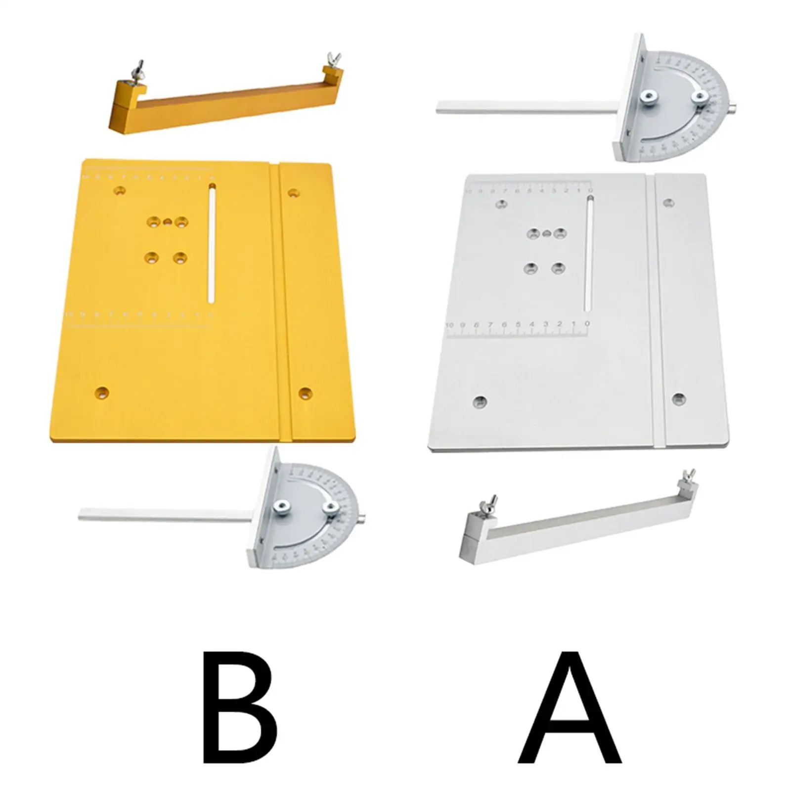 Aluminum Alloy Circular Saw Table Panel Machine Edge Guide Positioning for Electricity Circular Saw Woodworking Carpenter
