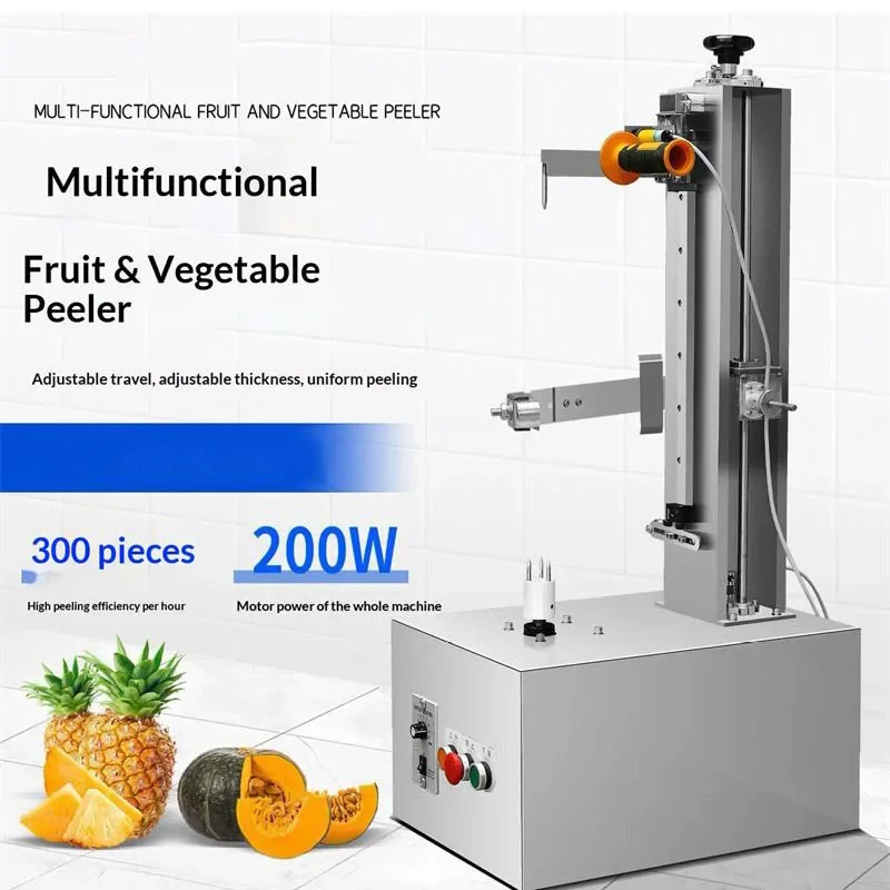 Tabletop Melon & Fruit Peeler, Skin Remover for Papaya, Mango, Pineapple, Pumpkin for Fruit Shop & Fruit Bowl Business