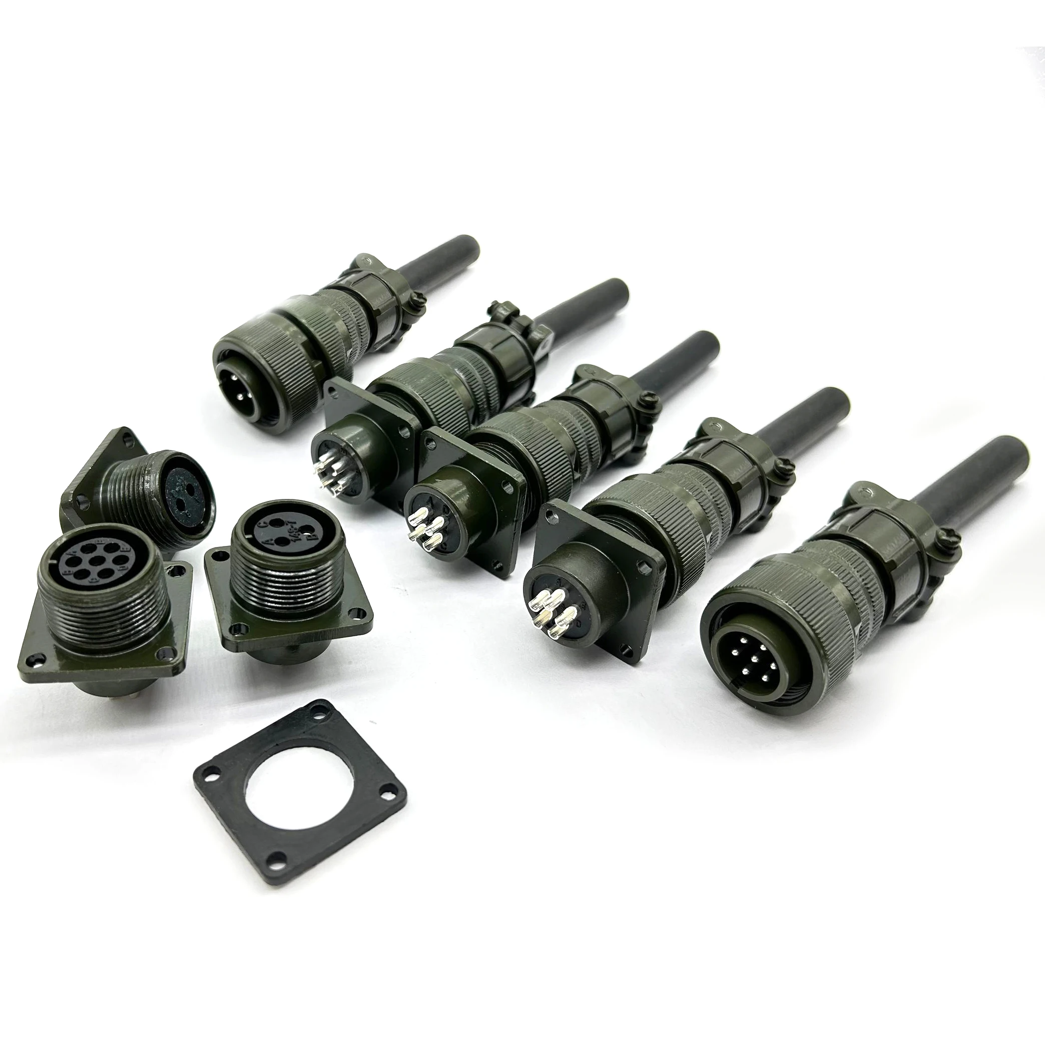 Reverse MS5015-14s Series 2 Pin 3pin 4pin 5pin 6pin 7-Pin MS3106A  Aviation Plug Socket Connector Pedestal Servo Motor Plug