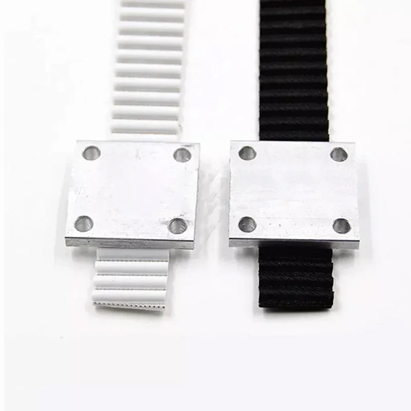 1 Buah Pelat Klem Koneksi Pelat Gigi Klem Busur Aluminium S3M S5M S8M MXL XL L H 3M 5M 8M 2GT 2M/S2M untuk Sabuk Waktu Terbuka