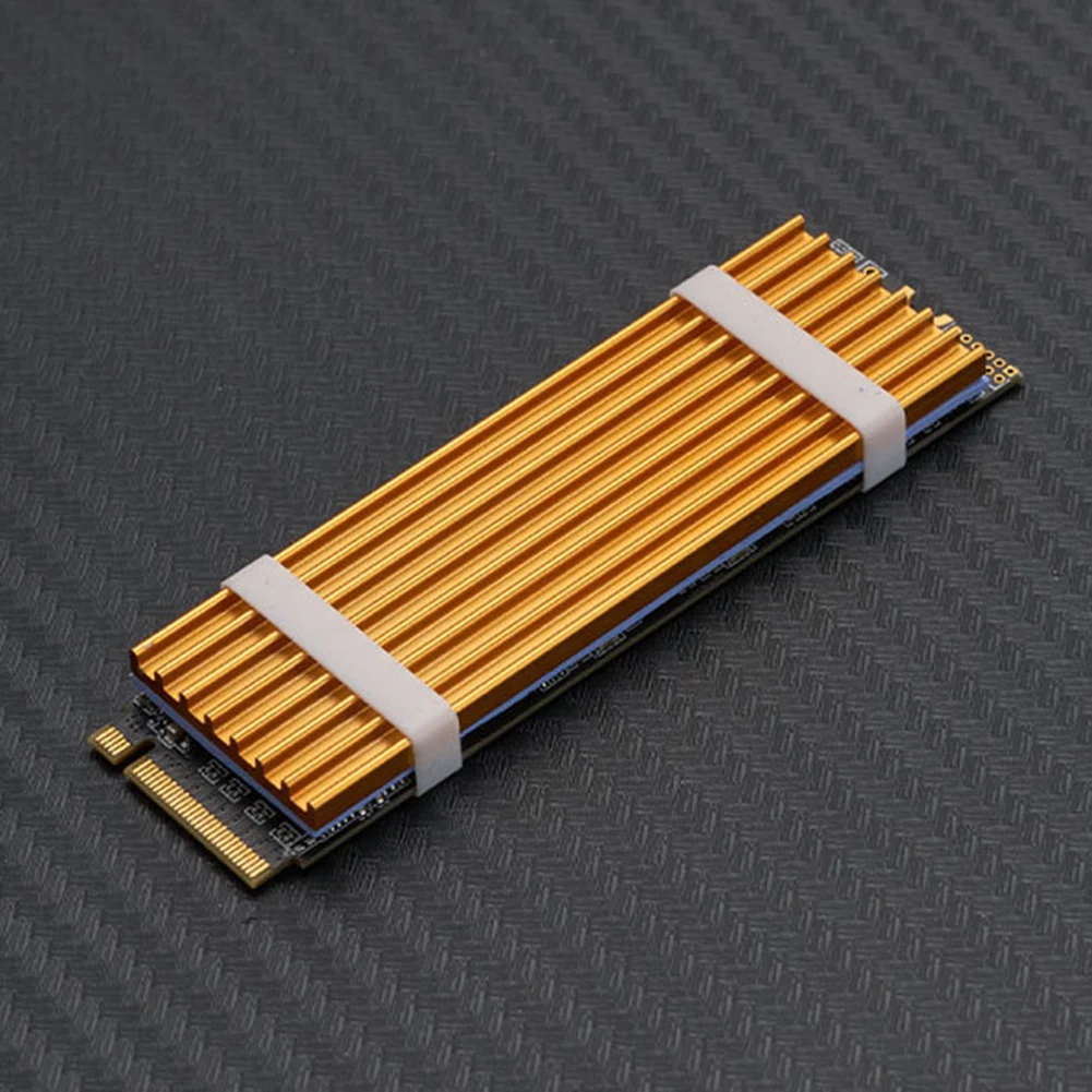 Metal Hard Disk Cooling Sheet with Screws Solid State Drive Heat Sink PC/Desktops Accessories for PS5 NVMe M.2 2280