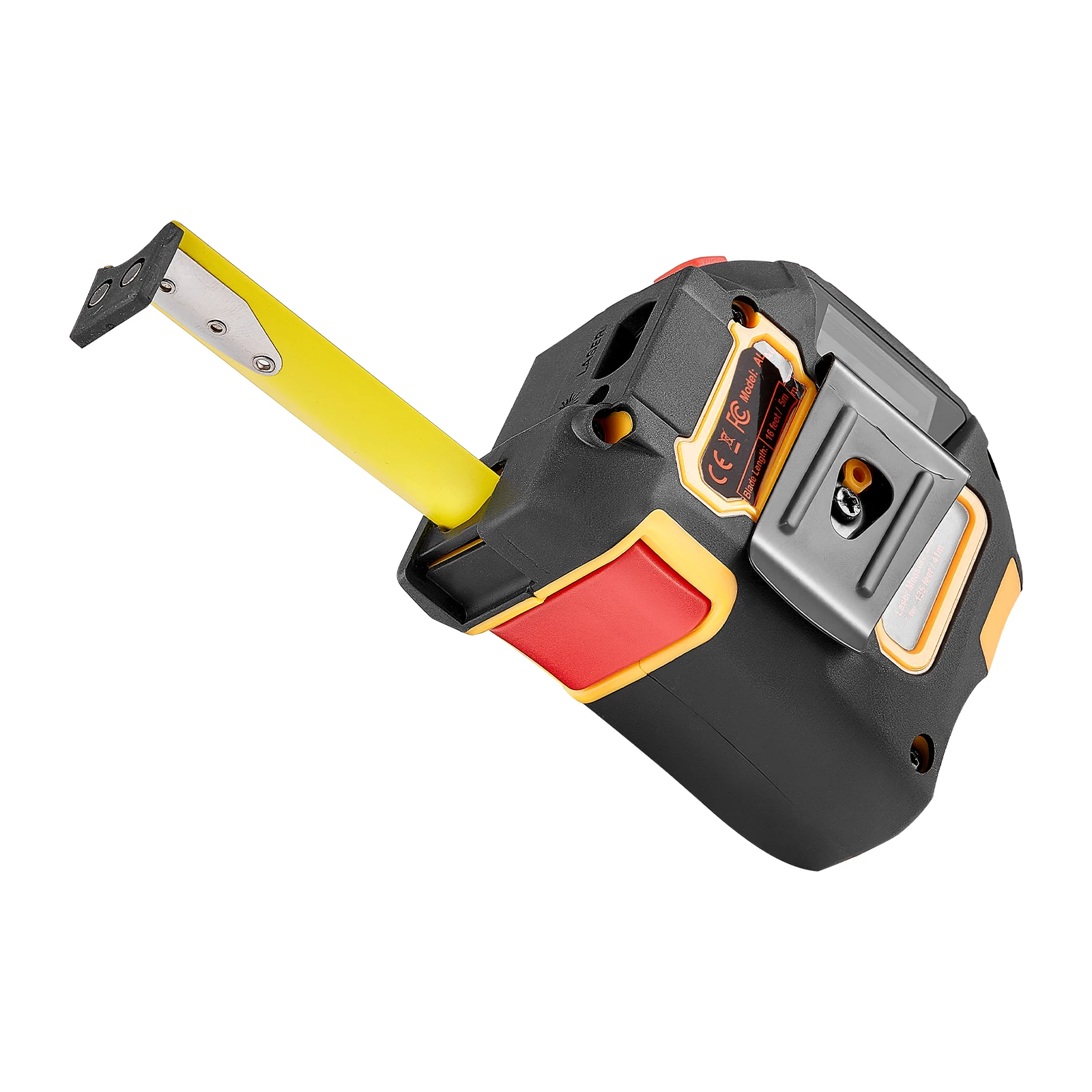 

SucceBuy 2-in-1Laser Tape Measure 135Ft RechargeableTool&16FtTape w/ Magnetic 4Modes-Length Area Volume Continuous ft/in/m/ft+in