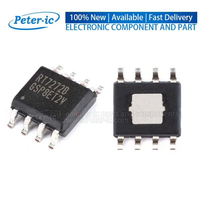 (5pcs)RT7272BGSP RT7272B SOIC-8-EP Step-down type Adjustable 800mV~30V 3A 4.5V~36V SOIC-8-EP DC-DC Converters Available Peter-ic