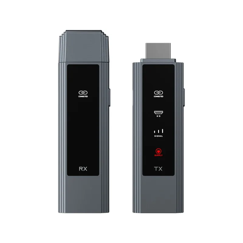 point-to-point wireless same screen device, screen projector, computer HDMI wireless transmission extender with display screen