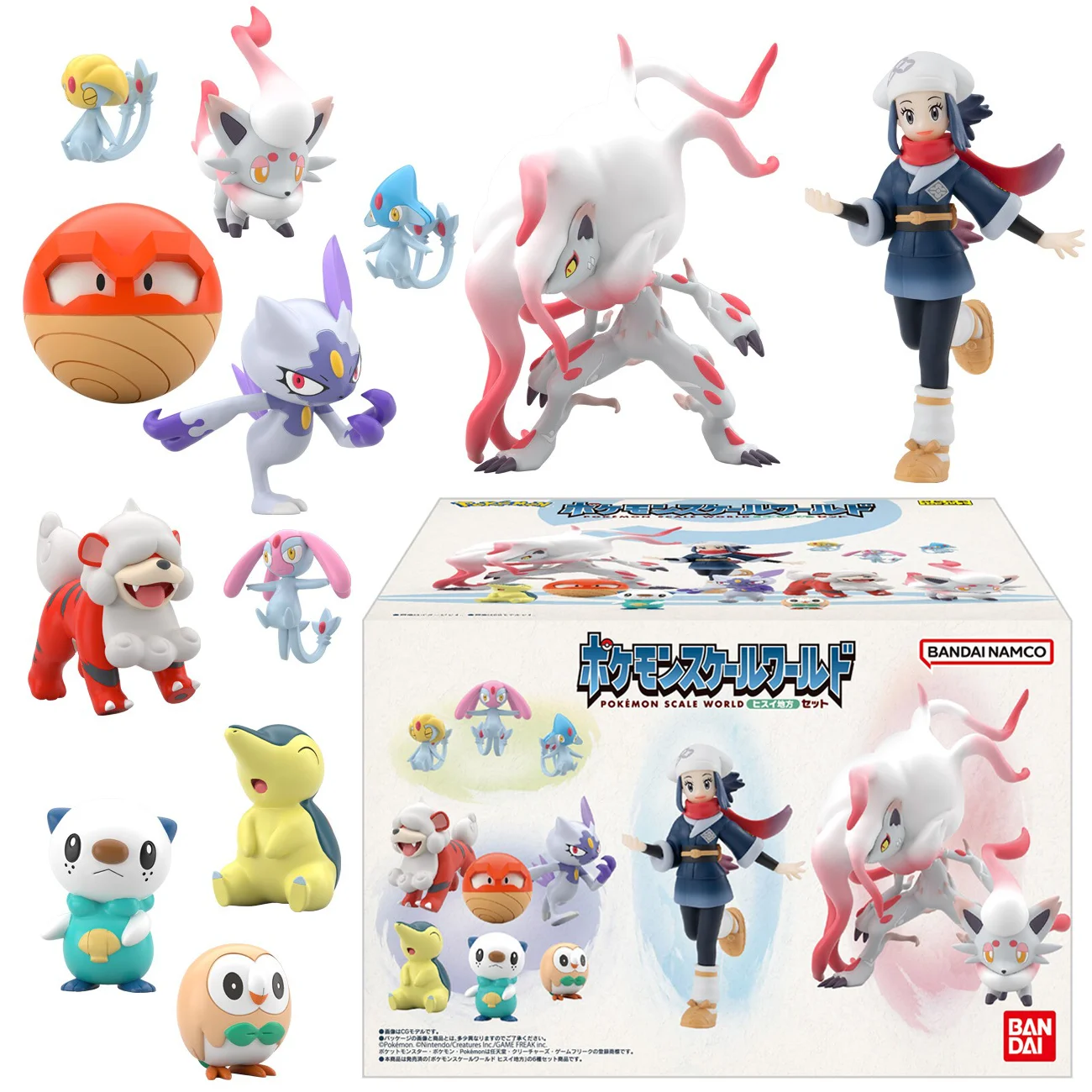 

МАСШТАБ BANDAI МИР ‌ ‌ Hisui ‌ Фигурки аниме «Покемон» Akari Zoroark Growlithe, статуя из ПВХ, кукла, сборная модель, игрушки, подарки для детей