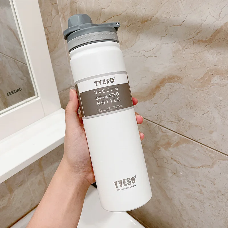 

530/750ml Thermos Cup Stainless Stee Insulated Water Bottl with Straw Double Layer Stainless Steel Vacuum Insulated Metal